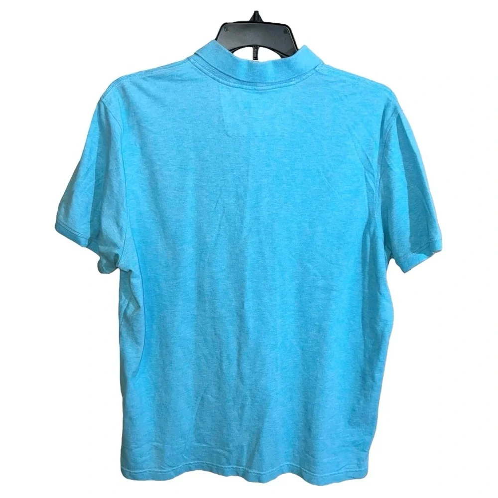 Banana Republic Shirt Mens Size XL Teal Polo Short Sleeve Casual